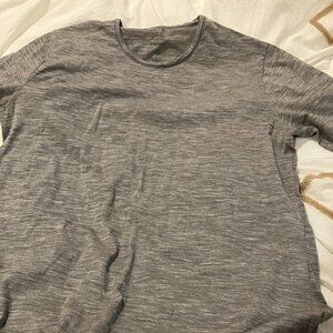 Merino Wool Short Sleeve by CIVIC in Heather Grey